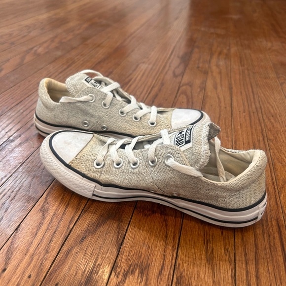 Converse All Star Beige Canvas Sneakers - Picture 3 of 5